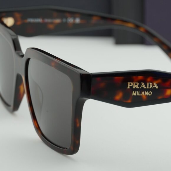 Prada PR24ZS 17N40L Square Sunglasses - Root Tortoise/Dark Grey main image 2